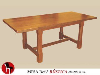 Muebles Pe&ntilde;alver &middot; Mesa R&uacute;stica