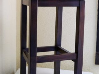 Taburete bar asiento madera &middot; Muebles Pe&ntilde;alver